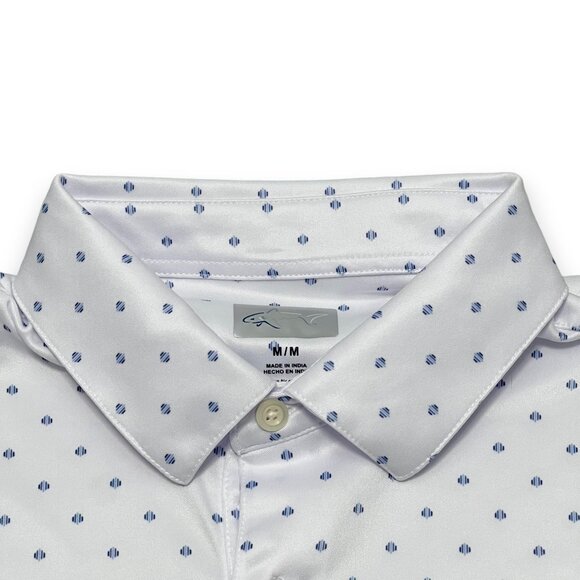 Greg Norman Men's Pattern Polo Size Medium - Picture 4 of 4